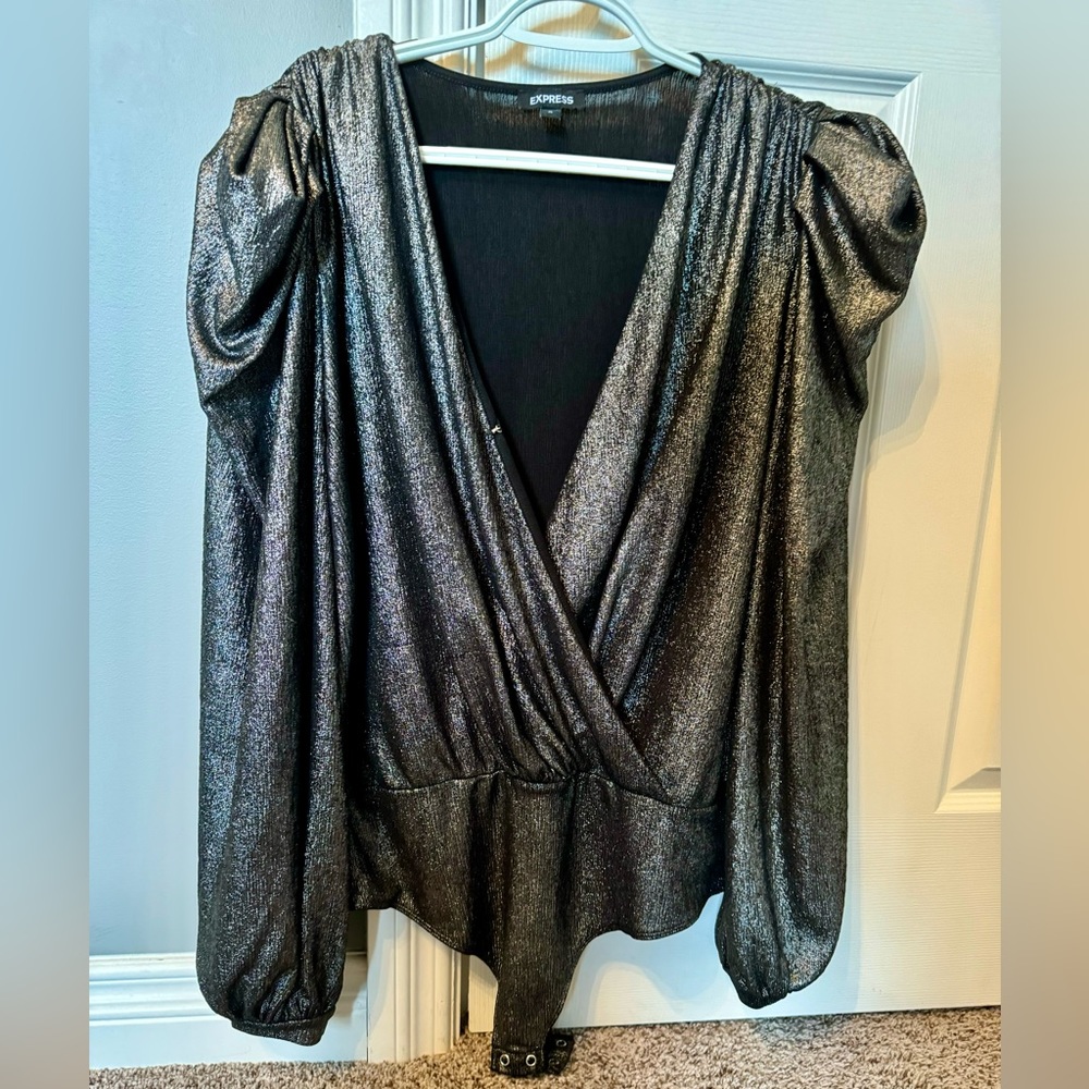 Gun metal body suit